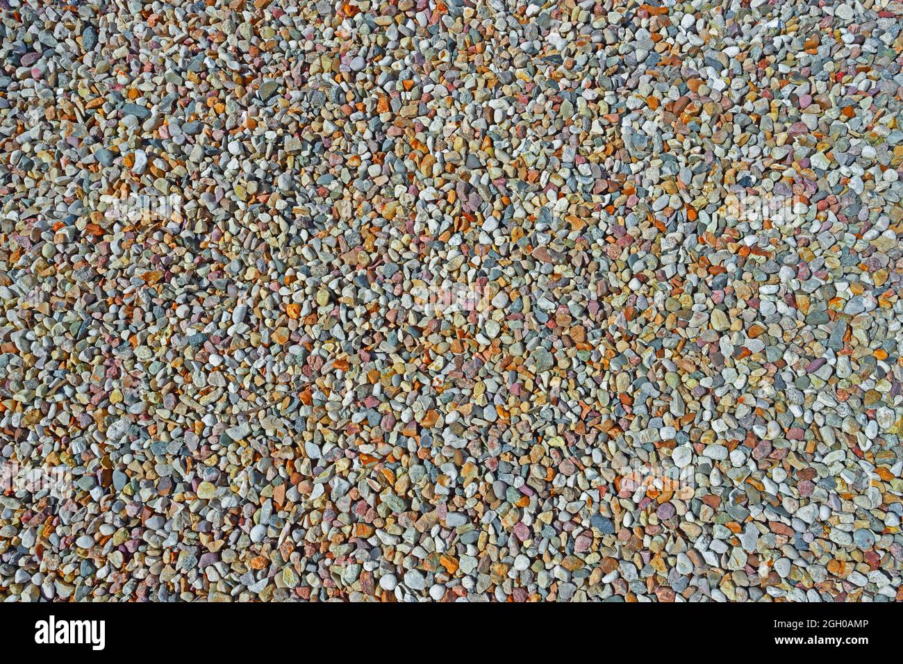 small pebbles as a background Stock Photo