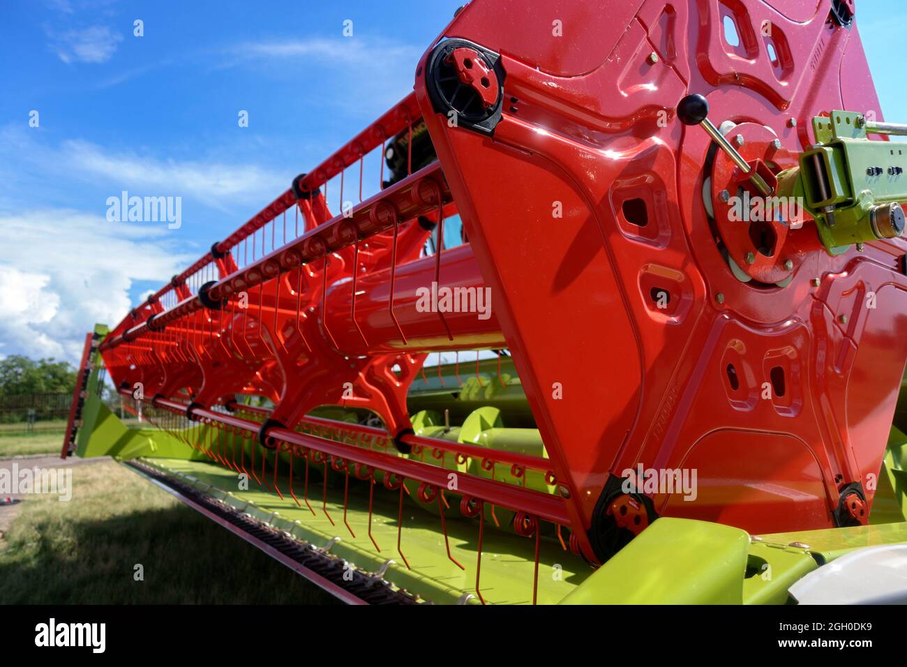 Harvesting machine. Part of agro equipment for combine Stock Photo Alamy