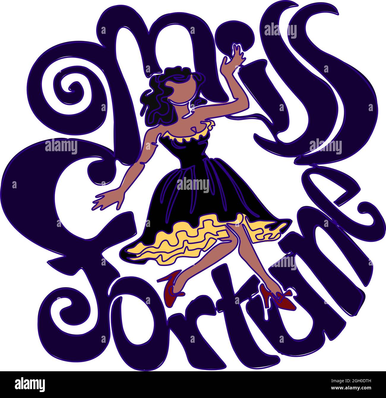 miss-fortune-stock-vector-images-alamy