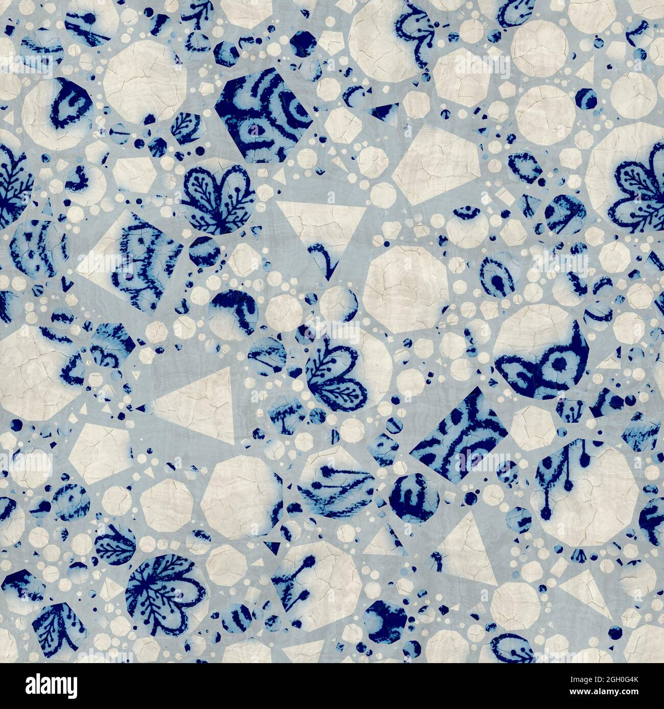 Seamless modern abstract random terrazzo pattern swatch Stock Photo - Alamy