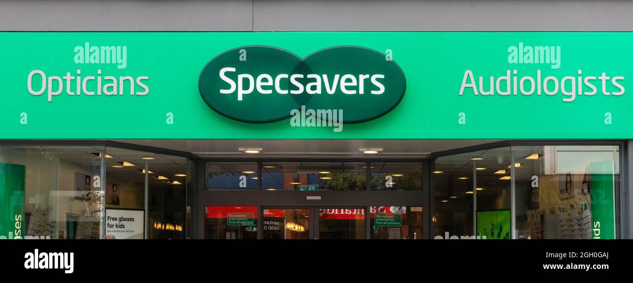 Specsavers, shop sign Stock Photo