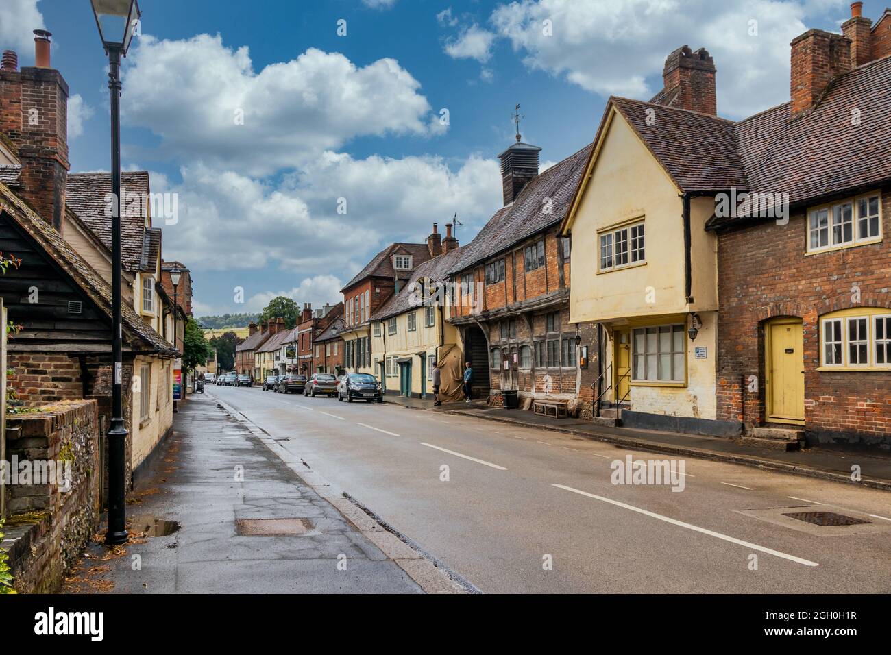 Street in Princes Risborough, Buckinghamshire, England, UK Stock Photo