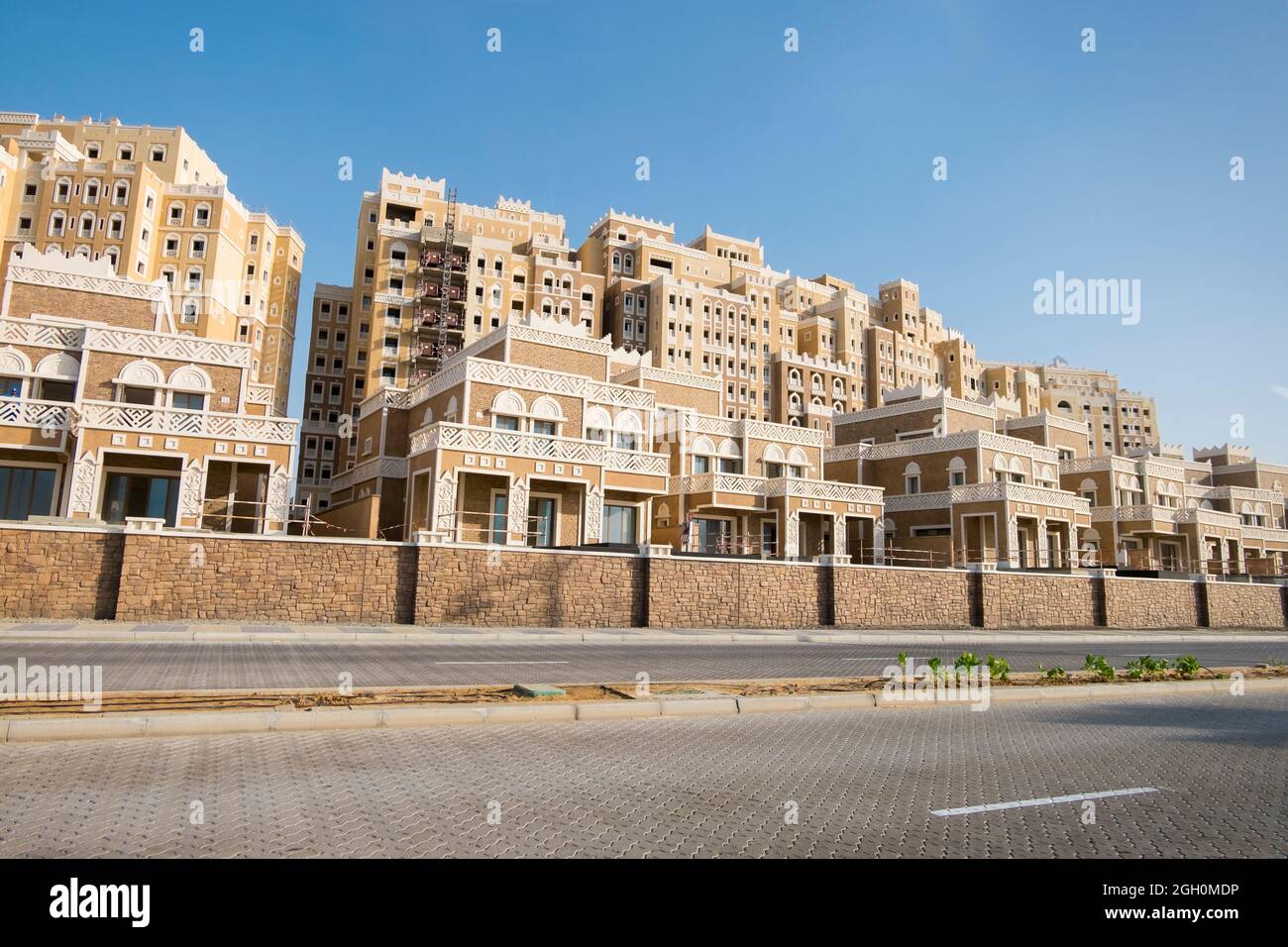 The apartment housing complex Balqis Residence being built, developed