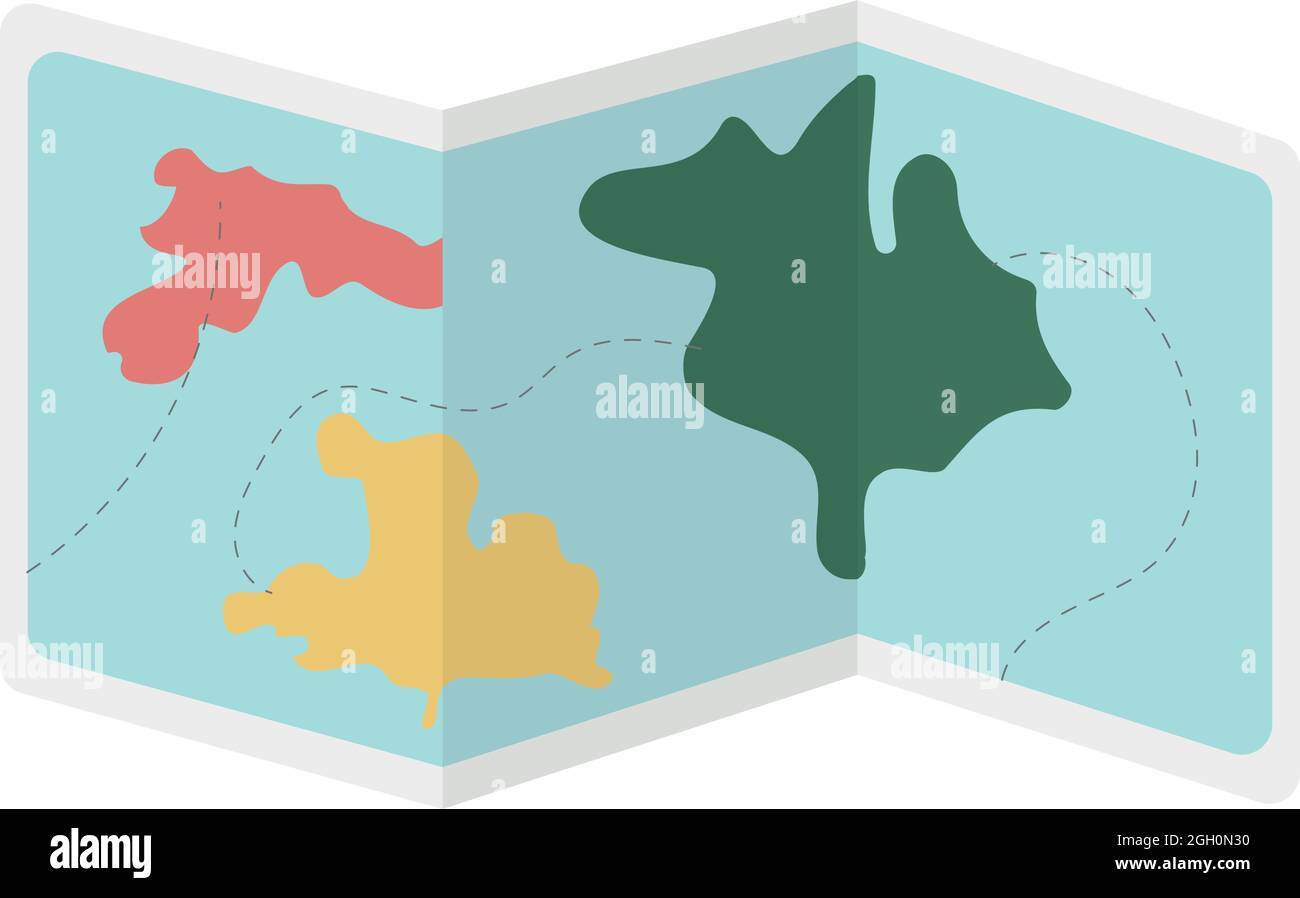 fold map design Stock Vector Image & Art - Alamy