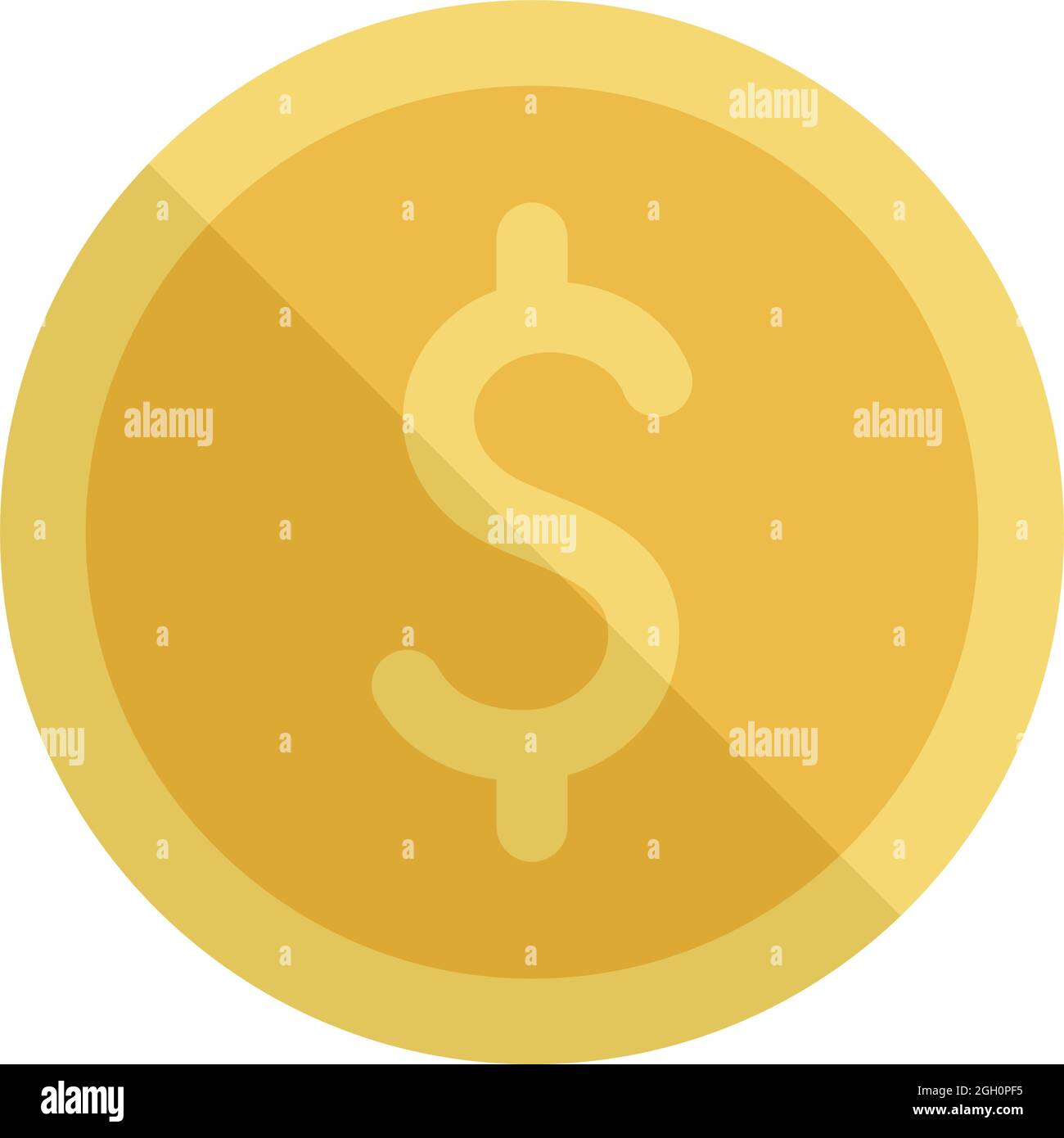 golden coin illustration Stock Vector Image & Art - Alamy