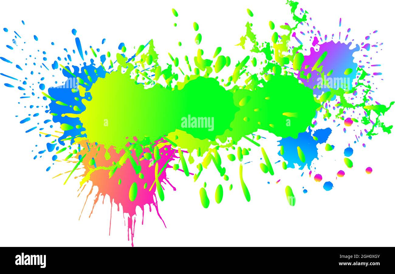 Ink drop. Round, ragged inkblot. Vector illustration Stock Vector Image ...