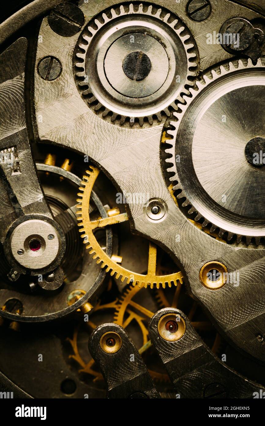 Clockwork background hires stock photography and images Alamy