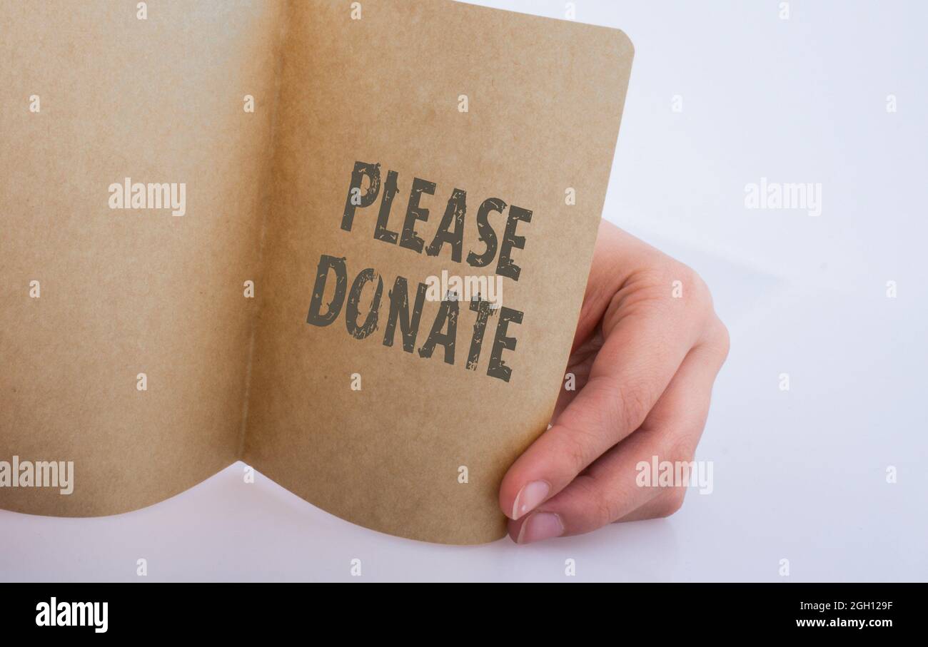 Donate please Stock Vector Images - Alamy