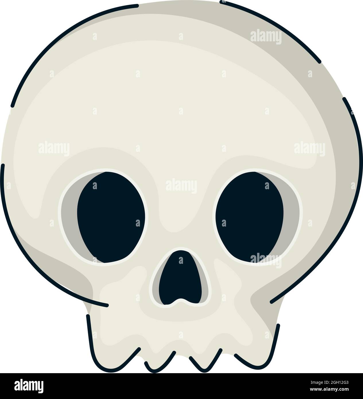 halloween skull illustration Stock Vector Image & Art - Alamy