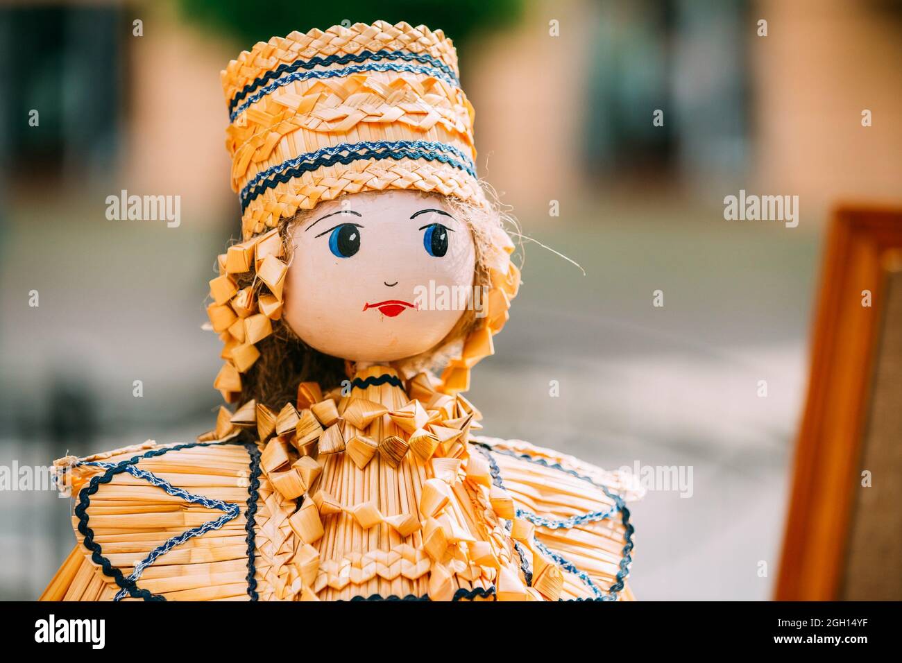 Belarusian Straw Doll. Straw Dolls Are Most Popular Souvenirs From
