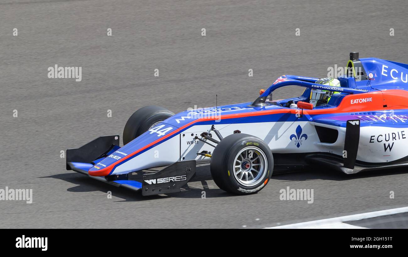 ABBIE EATON  W Series at the British Grand Prix - Silverstone 2021 Stock Photo