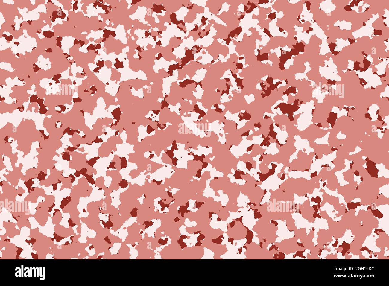 Different shades of red camouflage pattern Stock Photo