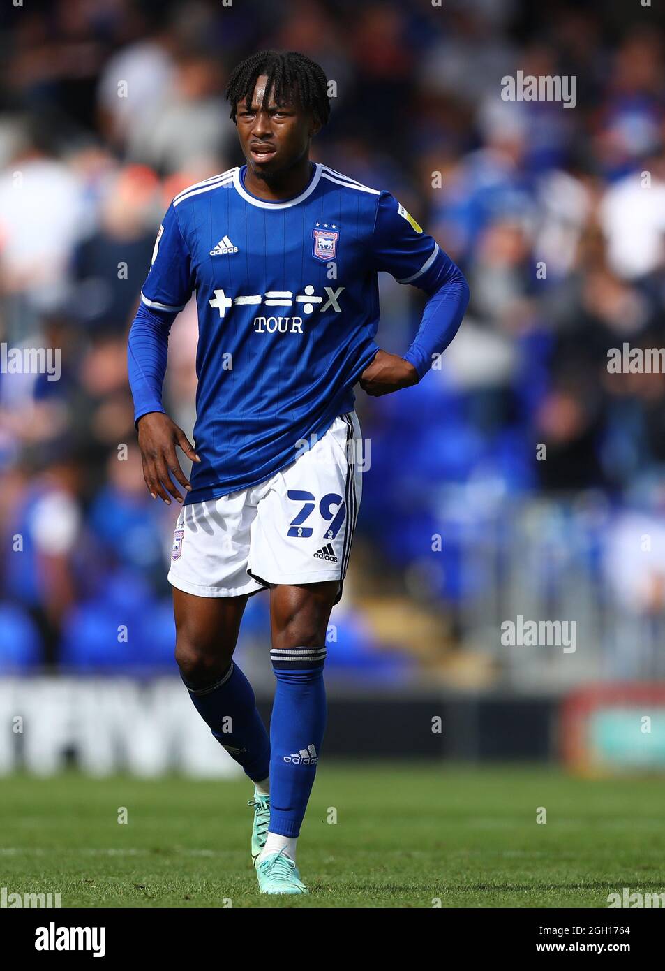 kyle edwards of ipswich town ipswich town v afc wimbledon sky bet league one portman road ipswich uk 28th august 2021 editorial use only dataco restrictions apply stock photo alamy