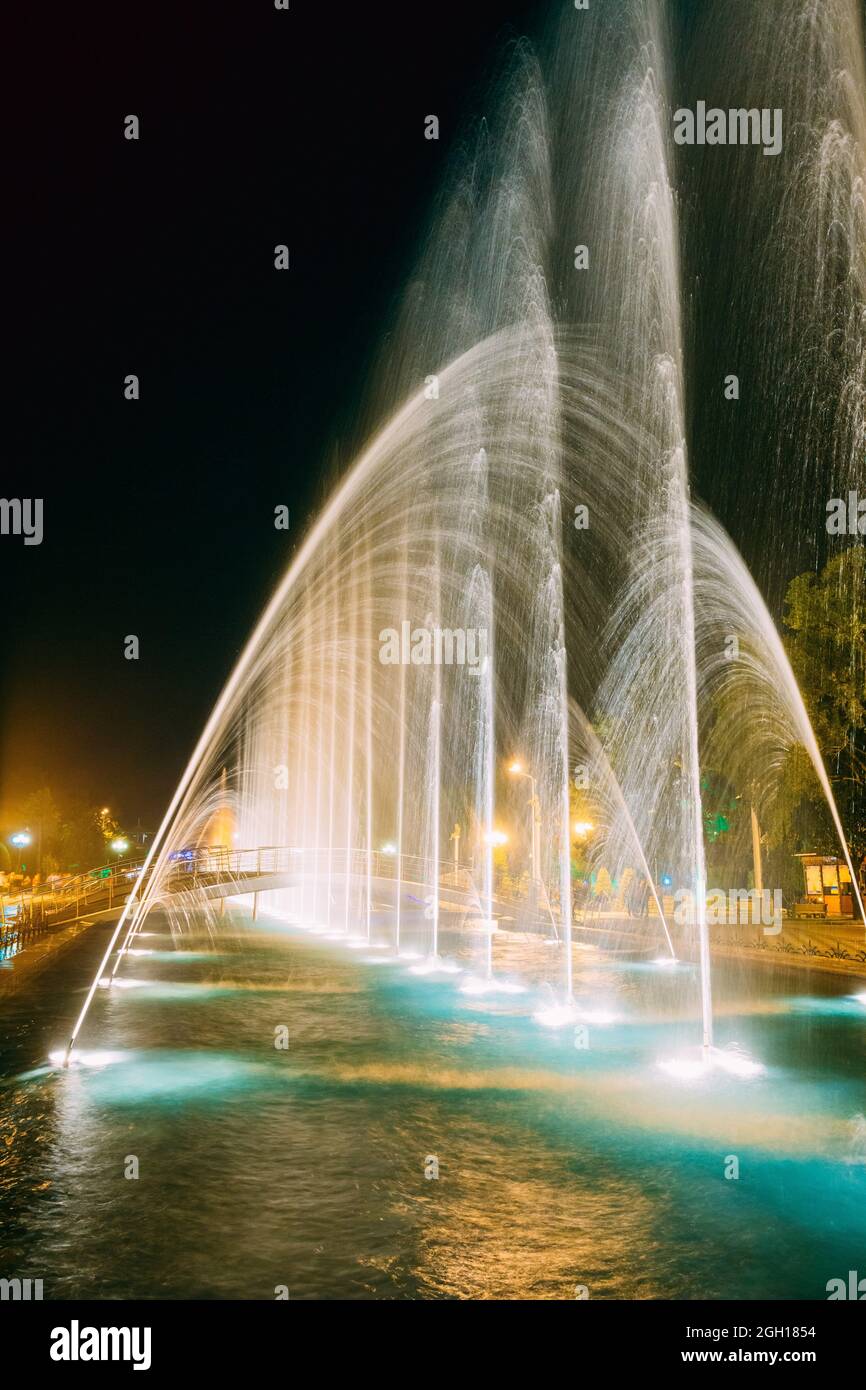 Batumi, Adjara, Singing And Dancing Fountains Is Local