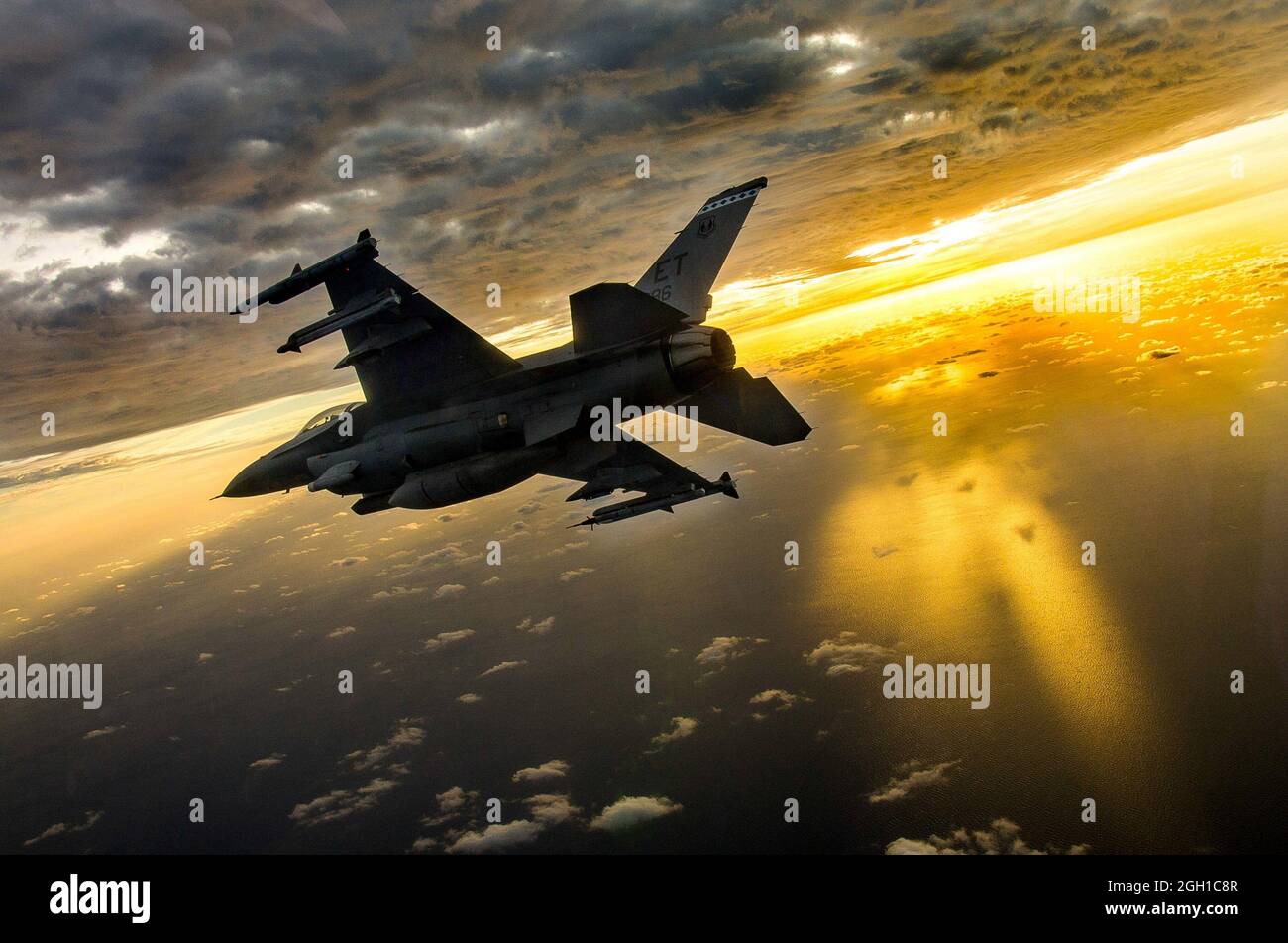 F-16, flow, Alec, ''Bulldog, '' Spencer, mission, Eglin, Air, Force, Base, Florida, Feb. 14, 2019. The 40 FLTS, execute, exceptional, fighter, Stock Photo