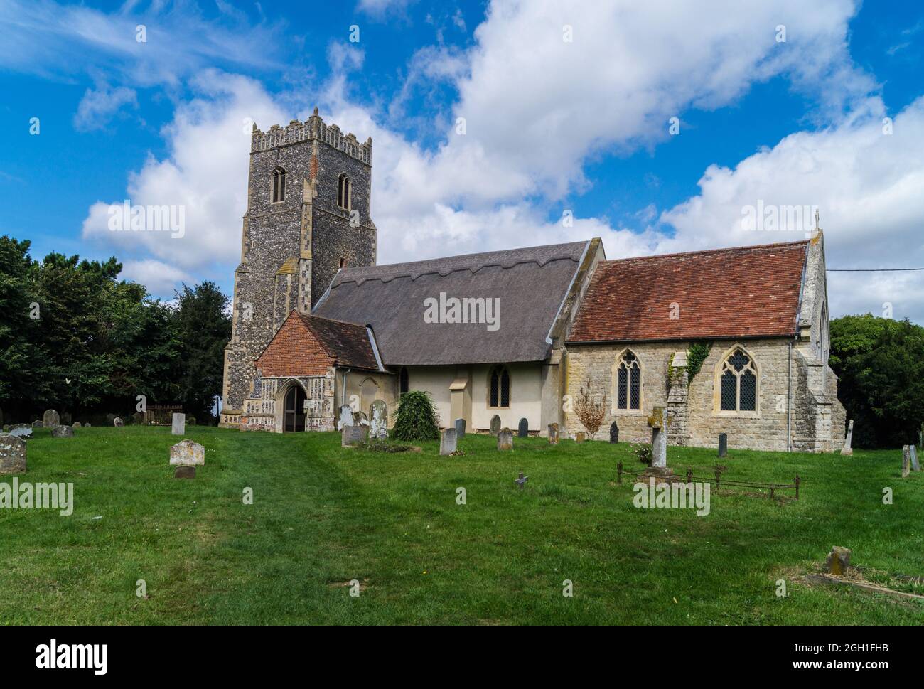 St. Botolph's Church, Iken, Suffolk, England Stock Photo
