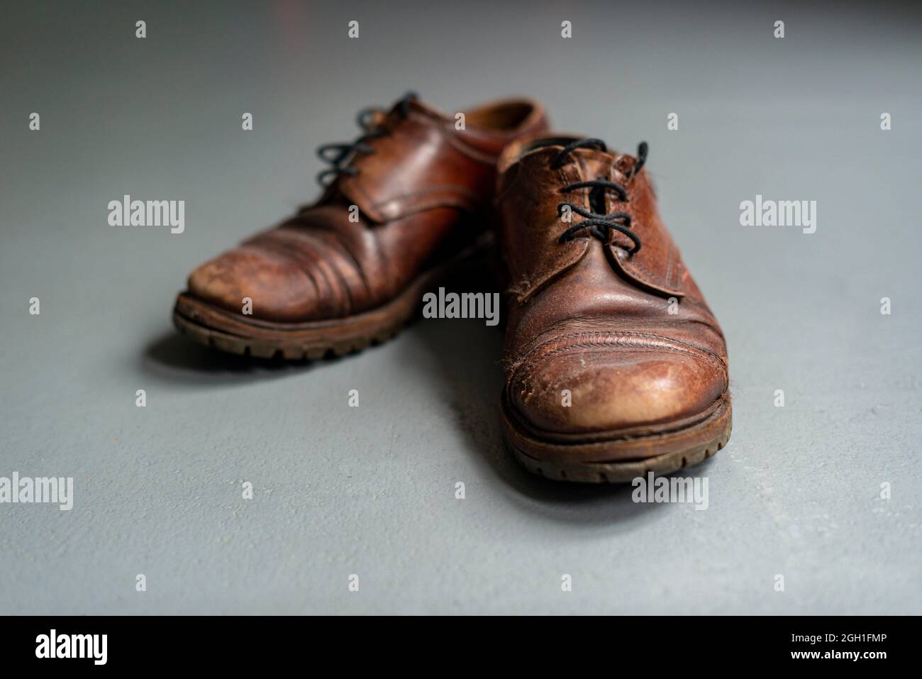 Geweldig mooi nachtmerrie Tilburg, Netherlands. Last image of a pair of upscale Van Bommel Outdoor  Shoes, made inside the illusterous and multi generation shoe factory Van  Stock Photo - Alamy