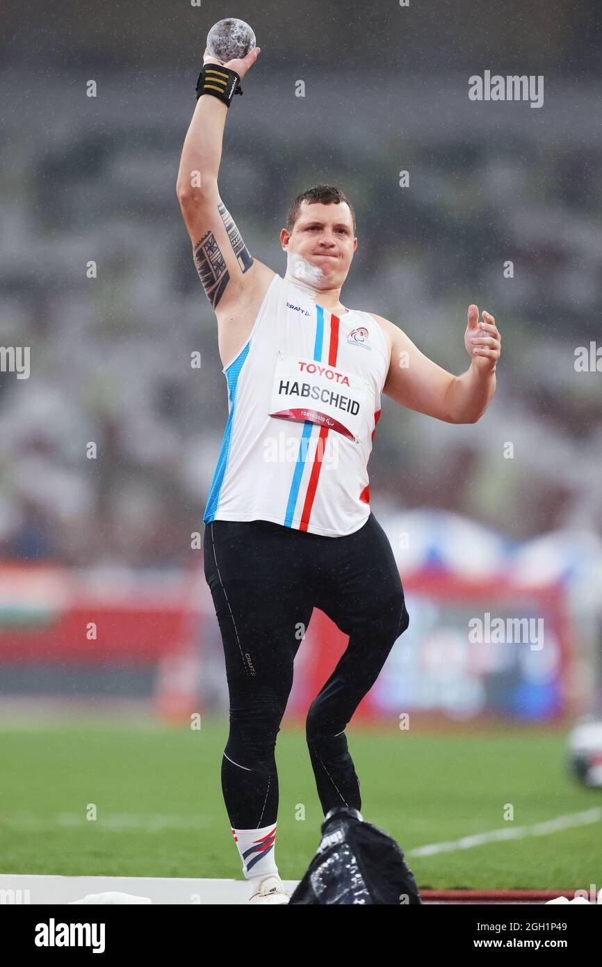 Tokyo, Japan. 04th Sep, 2021. Tokyo, Japan. 4th Sep, 2021. Tom Habscheid  (LUX) Athletics : Men's Shot Put F63 Final during the Tokyo 2020 Paralympic  Games at the National Stadium in Tokyo,