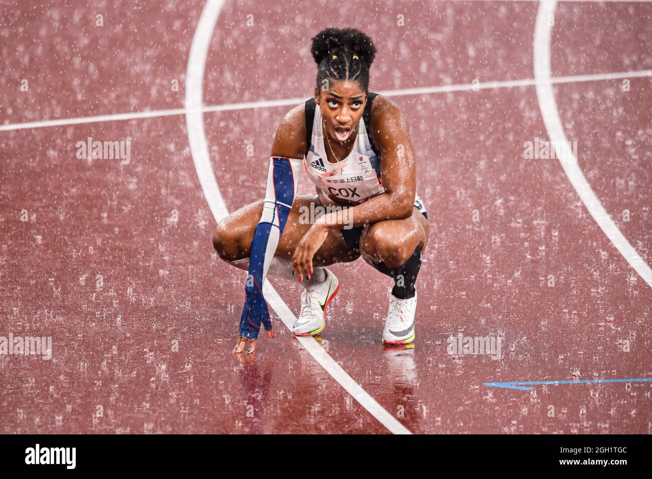 TOKYO, JAPAN. 04th Sep, 2021. Kadeena Cox (GRB) during Track and Field events - Tokyo 2020 Paralympic games at Olympic Stadium on Saturday, September 04, 2021 in TOKYO, JAPAN. Credit: Taka G Wu/Alamy Live News Stock Photo