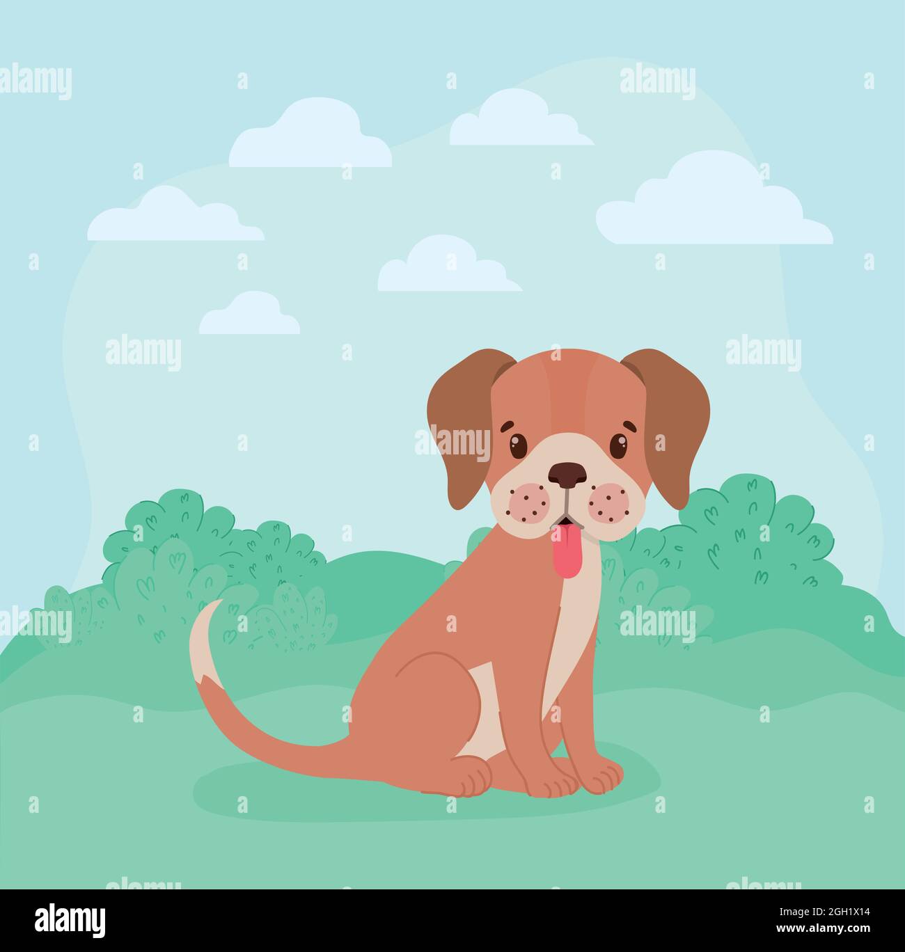 brown dog design Stock Vector Image & Art - Alamy