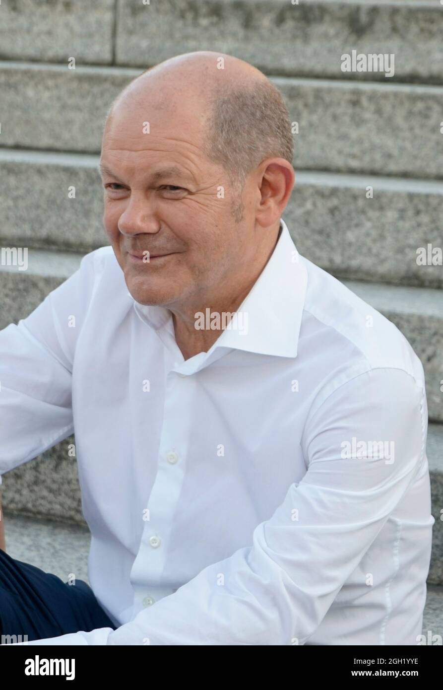 Olaf Scholz, 21. Juni 2021, Berlin  (nur fuer redaktionelle Verwendung. Keine Werbung. Referenzdatenbank: http://www.360-berlin.de. © Jens Knappe. Bil Stock Photo