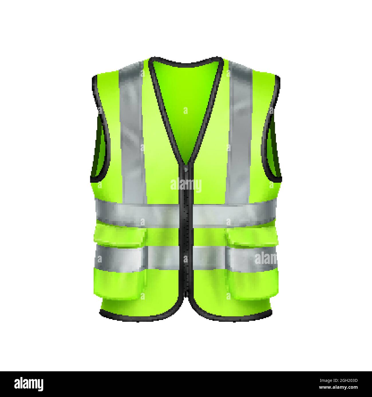 Cloth safety shop vest