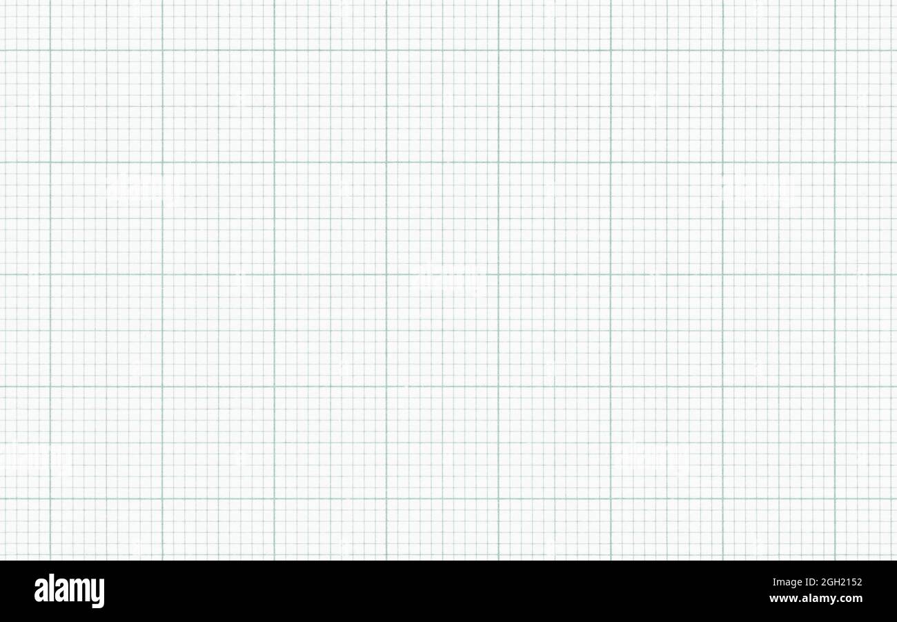 Graph paper pattern or texture. Real technical millimetre graph paper with seamless repeat pattern ideal for an endless background Stock Photo