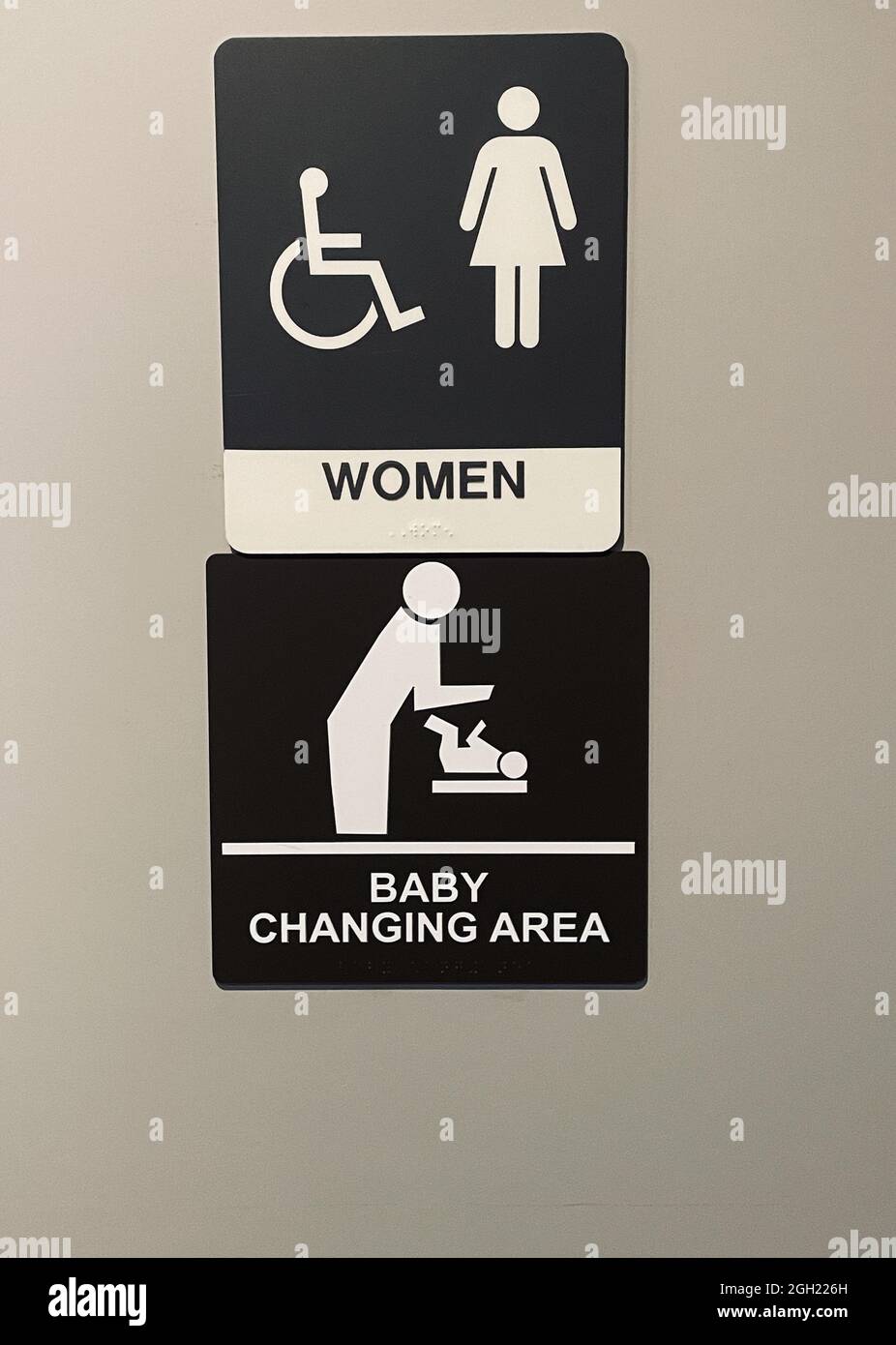 Woman Changing Sign Baby changing room public hi-res stock photography and images - Alamy