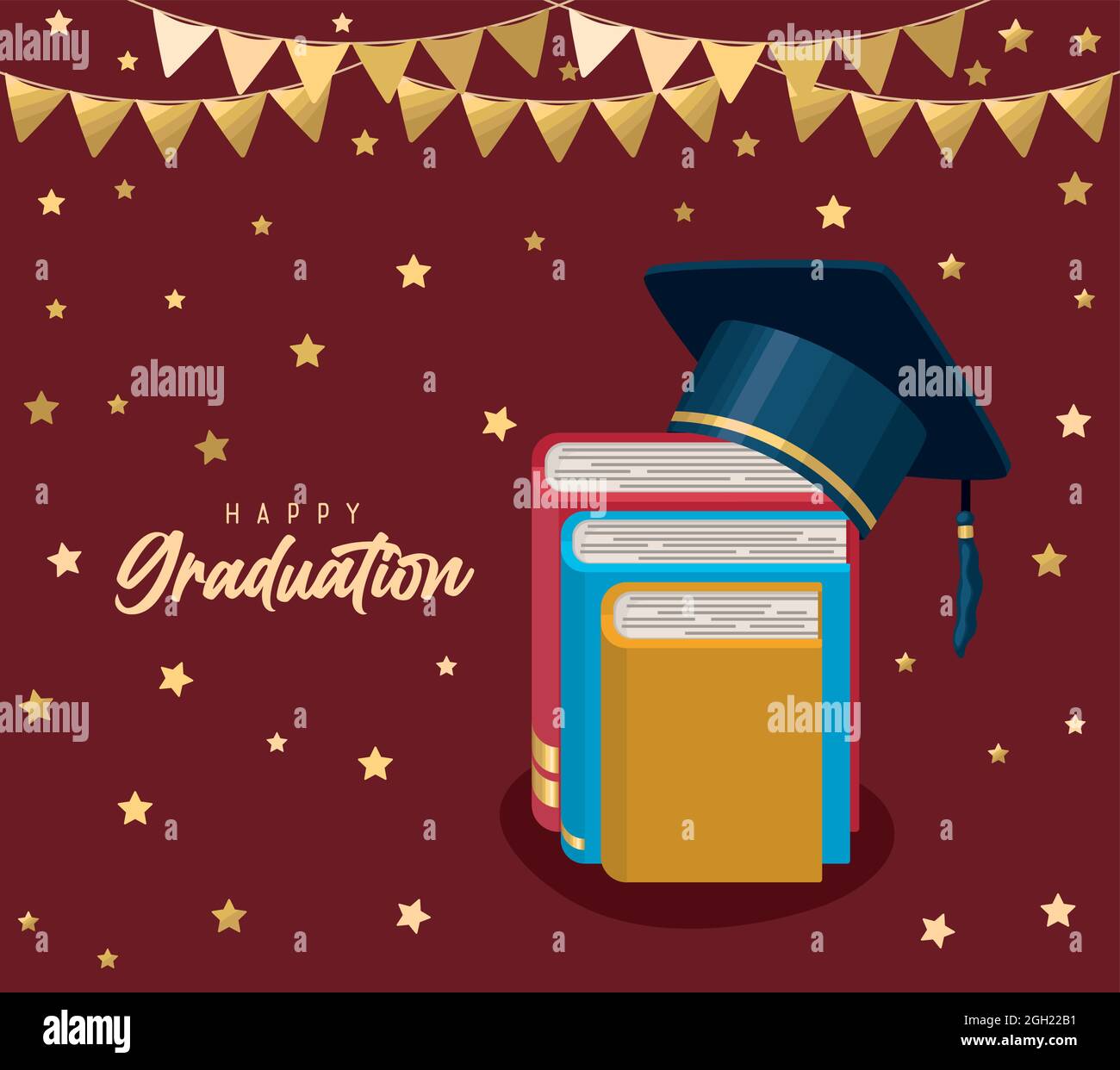 happy graduation poster Stock Vector Image & Art Alamy