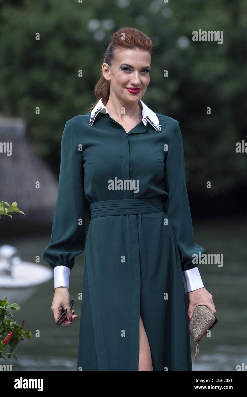 Giulia Di Quilio arriving at the Excelsior Hotel as part of the 78th