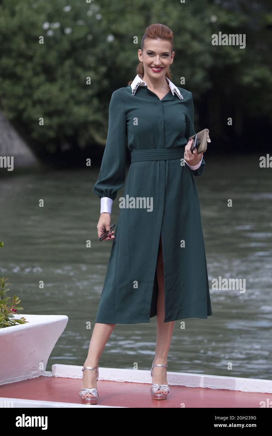 Giulia Di Quilio arriving at the Excelsior Hotel as part of the 78th