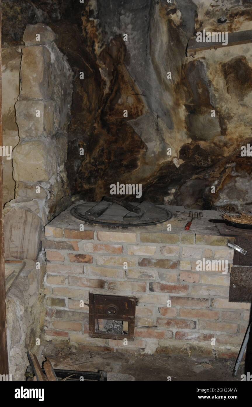 LANGENSTEIN, GERMANY Jan 19, 2007 A view of an old cave dwelling in