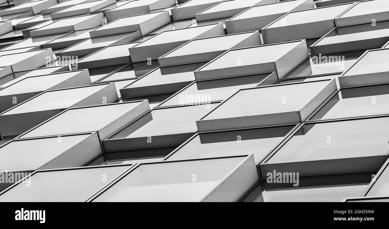 Textured background with metal and glass building wall Stock Photo - Alamy