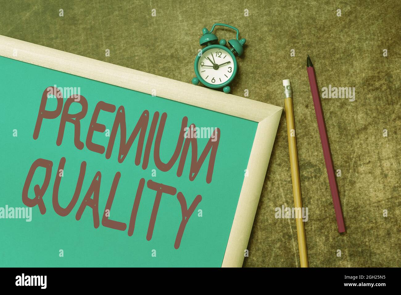 Conceptual display Premium Quality. Word for something or someone of