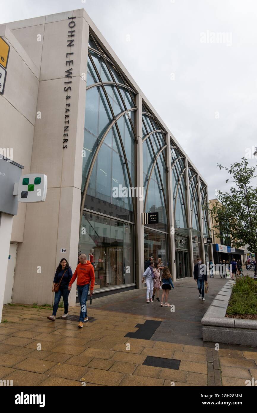 John Lewis and Partners storefront, Cheltenham Stock Photo Alamy