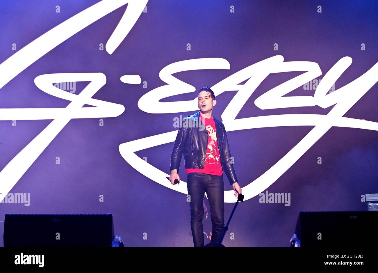 Rapper G-Eazy performs at the 2021 BottleRock Napa Valley Music ...