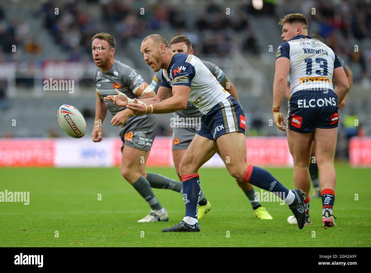 George Roby Rugby Newcastle, England - 4 September 2021 - James Roby of St Helens in ...
