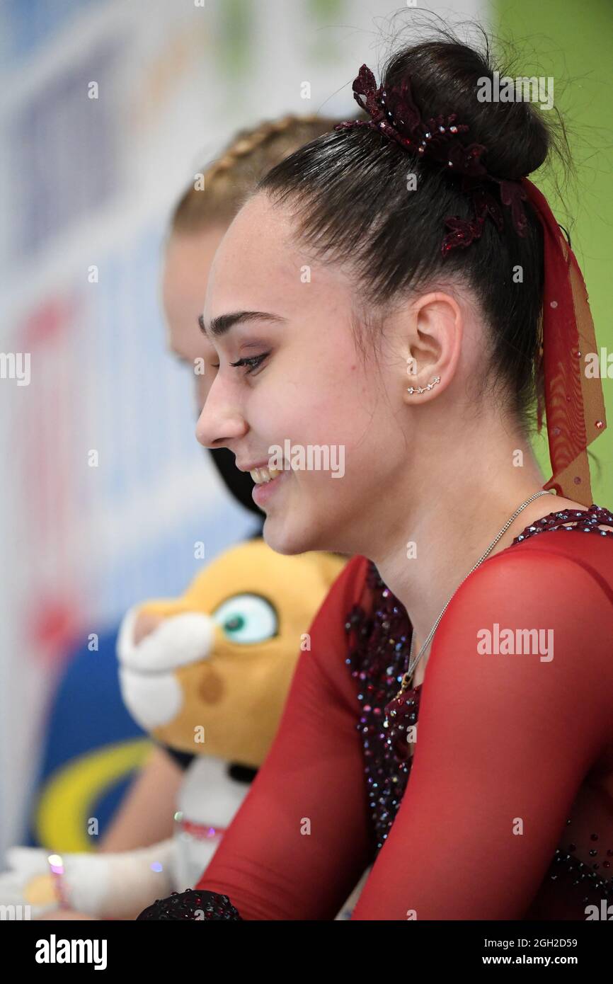 DARIA VOLKOVA, Russia, performing in Senior Inline Short Program at