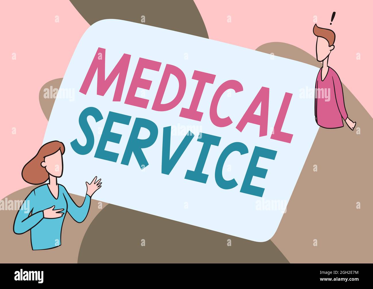 Text sign showing Medical Service, Word Written on treat illnesses and