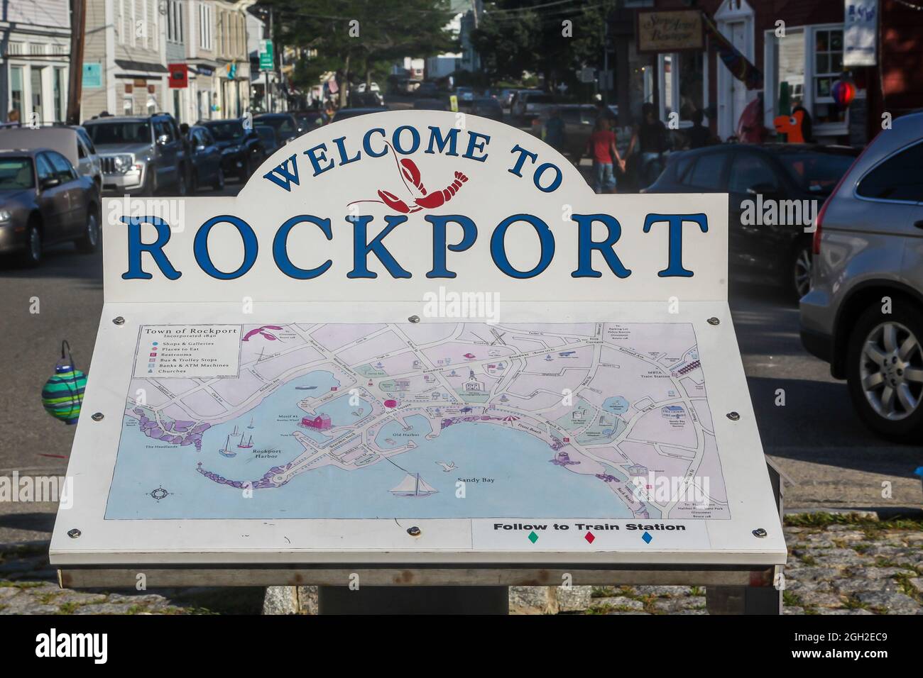 Rockport massachusetts map hi-res stock photography and images - Alamy