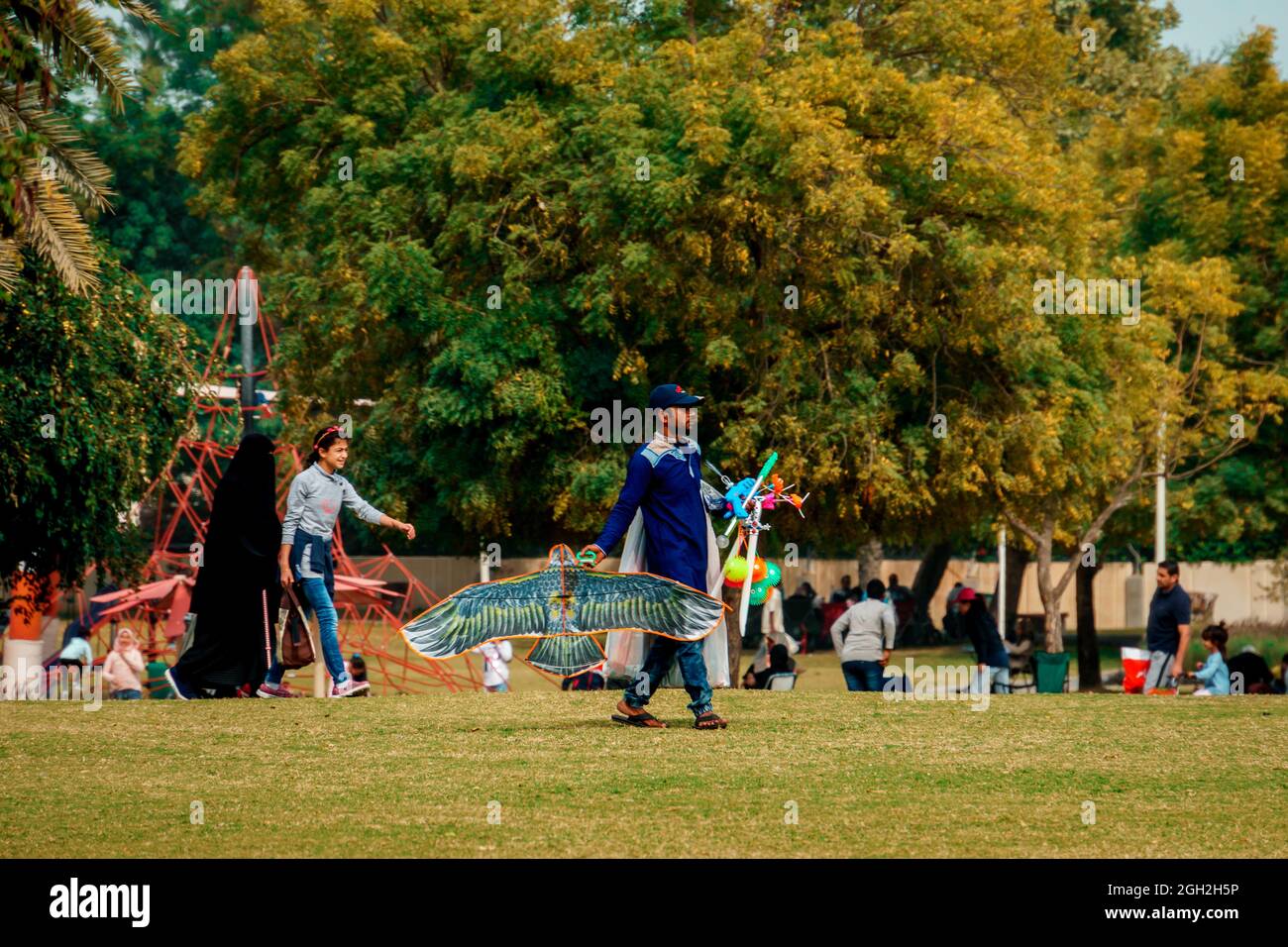 DOHA, QATAR Mar 02, 2019 A closeup shot of an Indian man selling