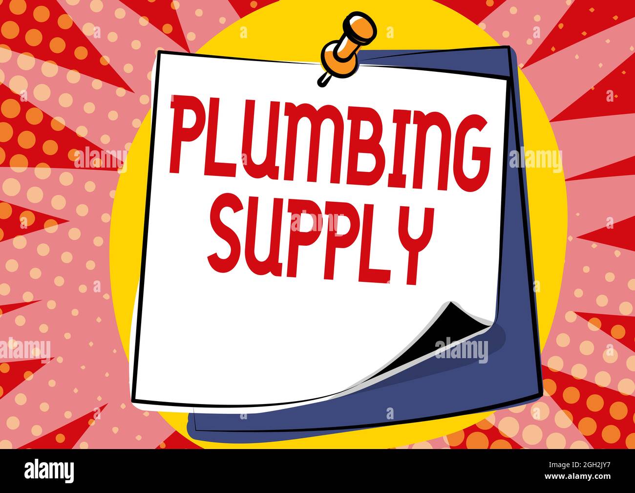 Conceptual caption Plumbing Supply. Concept meaning tubes or pipes connect plumbing fixtures and