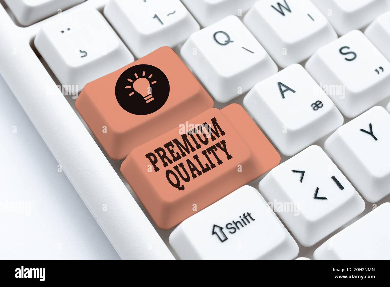 Inspiration showing sign Premium Quality. Concept meaning something or