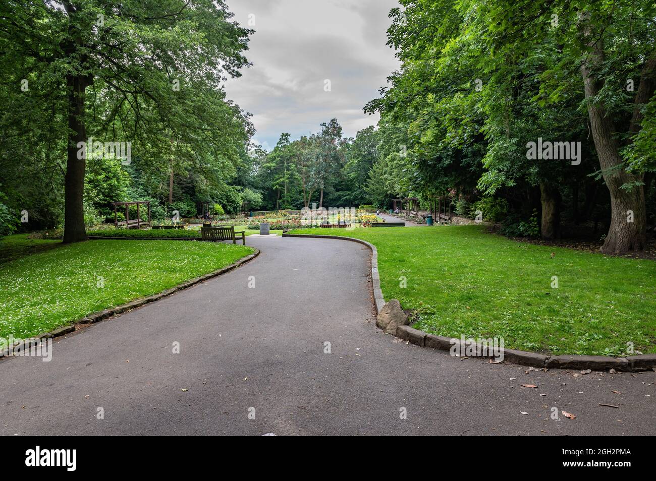 Saltwell Park, Low Fell, Gateshead, UK Stock Photo