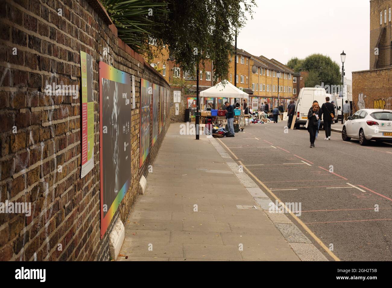 Portabello Road Market Stock Photo