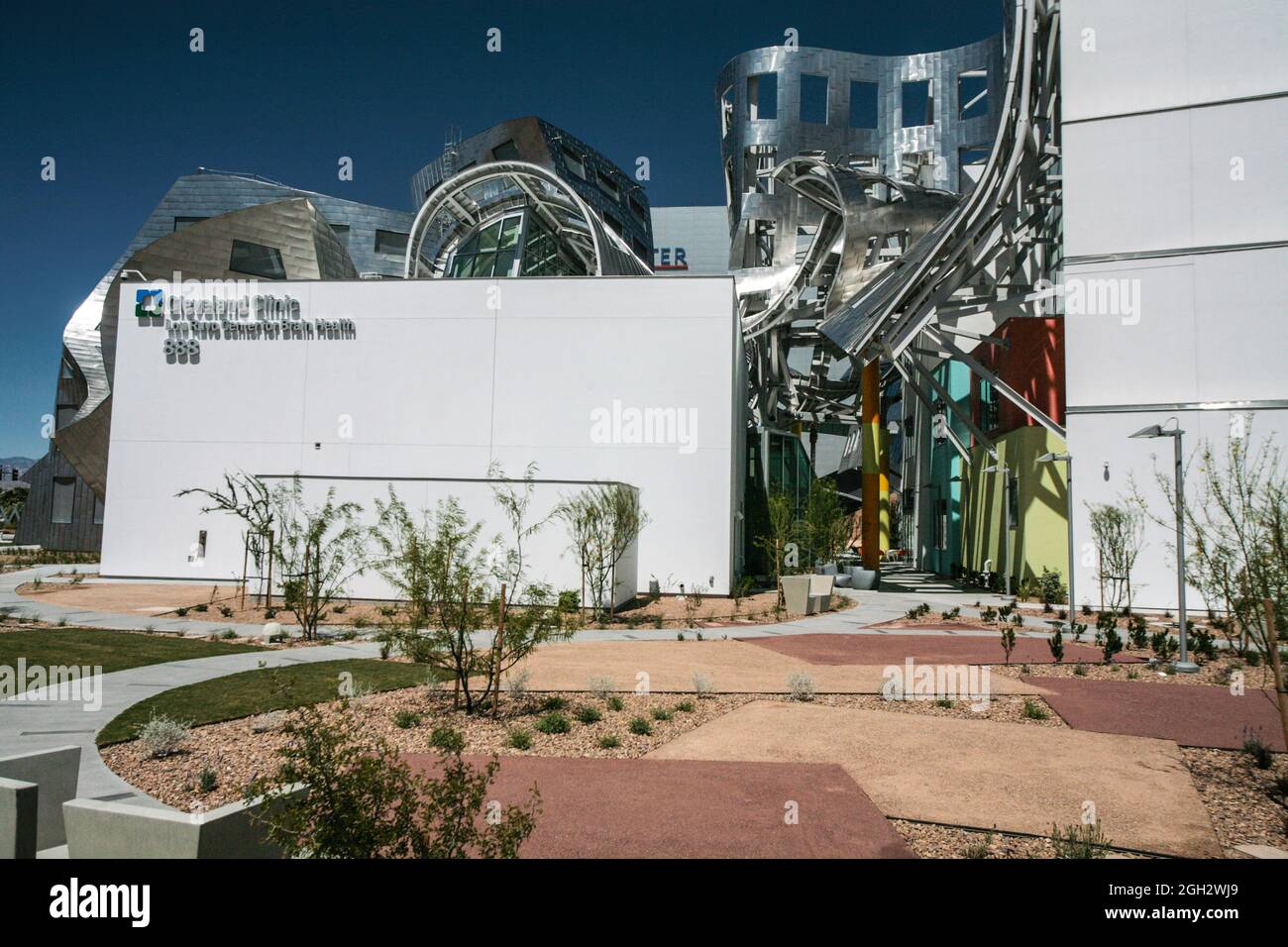 Frank Gehry's Cleveland Clinic, Las Vegas, before it opened Stock Photo