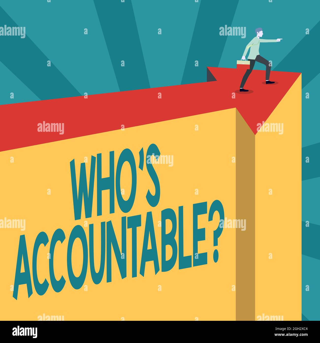 Text showing inspiration Who S Accountable. Business concept answerable ...