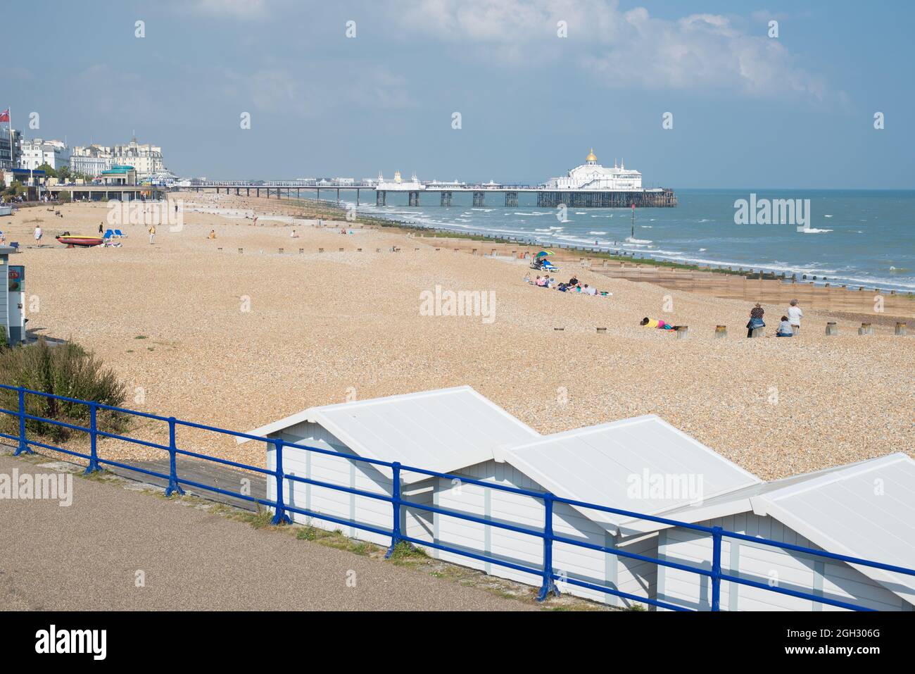 Eastbourne Beach Stock Photo