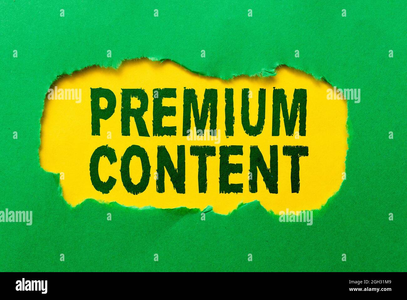 Writing displaying text Premium Content, Business overview higher quality or more desirable than free content Discovering New Opportunity Fresh Ideas Stock Photo