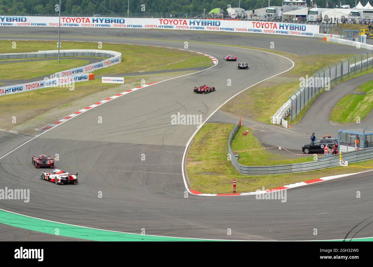 Der Nürburgring ist die längste permanente Rennstrecke der Welt Stock Photo
